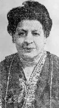 Eufrásia, em foto publicada em obituários de jornais da época, autoria desconhecida