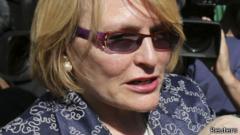 Helen Zille, la chef de DA, le principal parti d'opposition en Afrique du Sud.