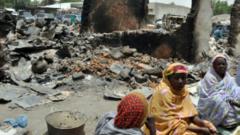 Des refugiées nigérianes...