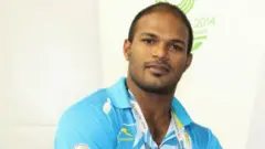 பளுதூக்கலில் தங்கம் வென்ற தமிழக வீரர் சதீஸ்குமார்