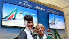 تسعى شركة طيران الاتحاد من الاستثمار في إليتاليا إلى دعم استثماراتها في الاسواق الأوروبية