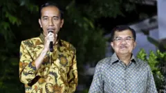 Joko Widodo och Jusuf Kalla tar officiellt över regeringen den 20 oktober.