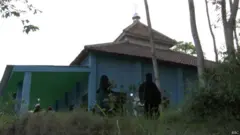 En moské i Malang Regency, östra Java som användes som en åtgärd för att stödja ISIS.