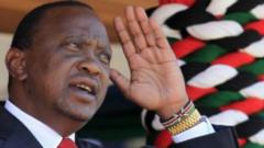 Le Président Uhuru Kenyatta