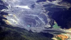 Newmonts Batu Hijau-gruva i West Nusa Tenggara.