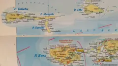 Olyckan inträffade i vattnet på Sulaöarna i norra Maluku-provinsen.