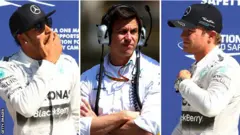 Wolff mellan Hamilton och Rosberg: separera och förena.
