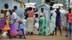 Une partie importante de la population dépend des ONG internationales pour se nourrir.