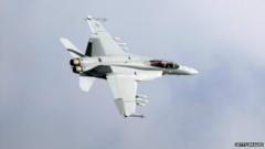 அமெரிக்க குண்டுவீச்சு விமானம் ஒன்று