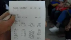 Laudo de exame oftalmológico da Santa Casa de Belo Horizonte trazia inscrição "Fora Dilma"