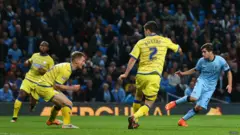 Angel Pozo, en ung stjärna från Argentina, gjorde ett mål för City.