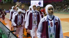 Basketballmannschaft aus Katar