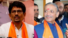 અલ્પેશ ઠાકોર અને નરહરિ અમીન