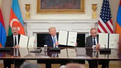 Əliyev, Tramp və Paşinyan birgə bəyannamə imzalayıblar