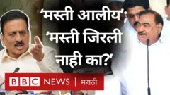 एकनाथ खडसे आणि गिरीष महाजन यांचा एकमेकांवर हल्लाबोल
