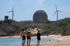 位于台湾南部恒春半岛的第三核能发电厂（核三）