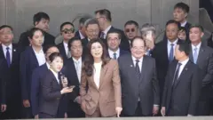 鄭麗文在南京中山陵