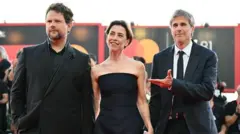 Selton Mello, Fernanda Torres e Walter Salles