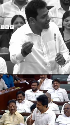 அமைச்சர் ஆதவ் அர்ஜூனா மற்றும் எதிர்க்கட்சித் தலைவர் உதயநிதி 