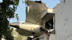 هواپیمای سقوط کرده هندی