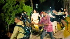 మోహన్ బాబు ఇంటి వద్ద మీడియా 