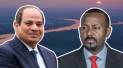 Pirezidantii Masrii Abdul Fattaah al Siisii fi Ministira Muummee Itoophiyaa Abiy Ahimad 