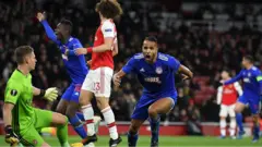 هدف قاتل للاعب مغربي يطيح بأرسنال في الدوري الأوروبي