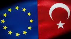 AB ve Türkiye bayrakları