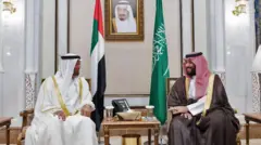 ولي عهد أبو ظبي، محمد بن زايد، ومحمد بن سلمان