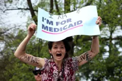 Protesto pelo Medicaid