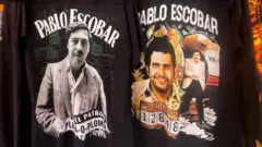 Camisetas com a imagem de Pablo Escobar