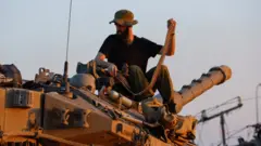 Israeli tank near Gaza, 30 November
