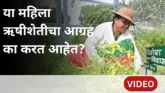 ऋषीशेती करणारी एक महिला