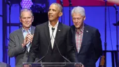 Obama, Clinton, and Bush