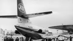 JAT-ov avion u Moskvi - avgust 1965.