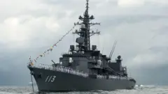 日本護衛艦首度通過台灣海峽 日中兩國的關係「似乎越來越緊繃了」