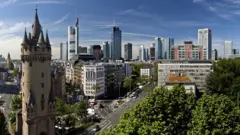 Frankfurt, Deutschlands Finanzzentrum.