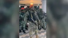 A group of armed men led by Christian Malanga