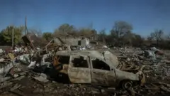 Руйнування на підступах до Курахового