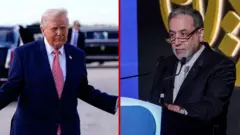 अब्बास अराग़ची और डोनाल्ड ट्रंप