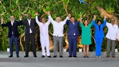 Líderes sudamericanos 