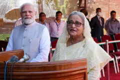 নরেন্দ্র মোদী ও শেখ হাসিনা (ফাইল ছবি)