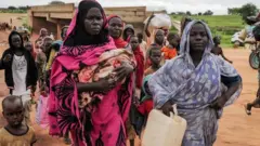 Les Nations unies estiment que 1,2 million de personnes ont fui vers les pays voisins depuis le mois d'avril.