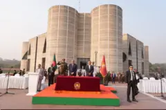 বিএনপি সরকারের প্রধানমন্ত্রী তারেক রহমান ও মন্ত্রীরা শপথ নেন গত ১৭ই ফেব্রুয়ারি