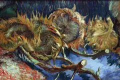 Cuatro girasoles convertidos en semillas, de Vincent Van Gogh