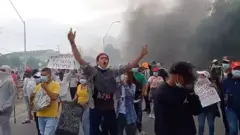 استمرار الاحتجاجات على نطاق واسع في كولومبيا