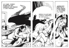 Trecho da HQ Lua, Um Só Amor, da sexta edição da revista Maria Erótica.