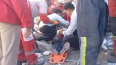 ریزش ساختمان سه‌ طبقه در پاکدشت؛ دو نفر جان باختند و مالک و سازنده «بازداشت» شدند