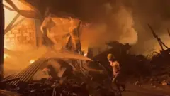 Dabka baabi'iyay suuqa Waaheen ee Hargeysa