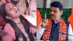 तिकीट न मिळाल्यानं भावनिक झालेली महिला कार्यकर्ती आणि भाजप नेते व मुख्यमंत्री देवेंद्र फडणवीस